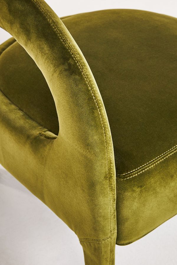 Slide View: 6: Velvet Hagen Accent Chair