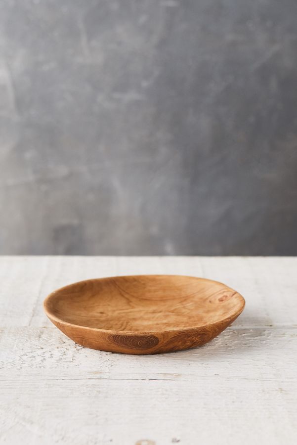 Slide View: 2: Teak Root Round Salad Plate