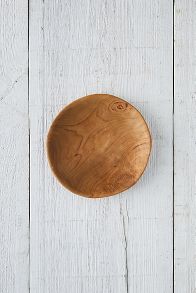 Slide View: 1: Teak Root Round Salad Plate