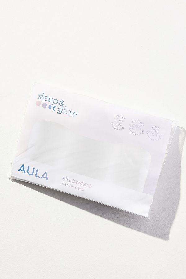 Slide View: 1: Sleep&Glow Aula Silk Pillowcase