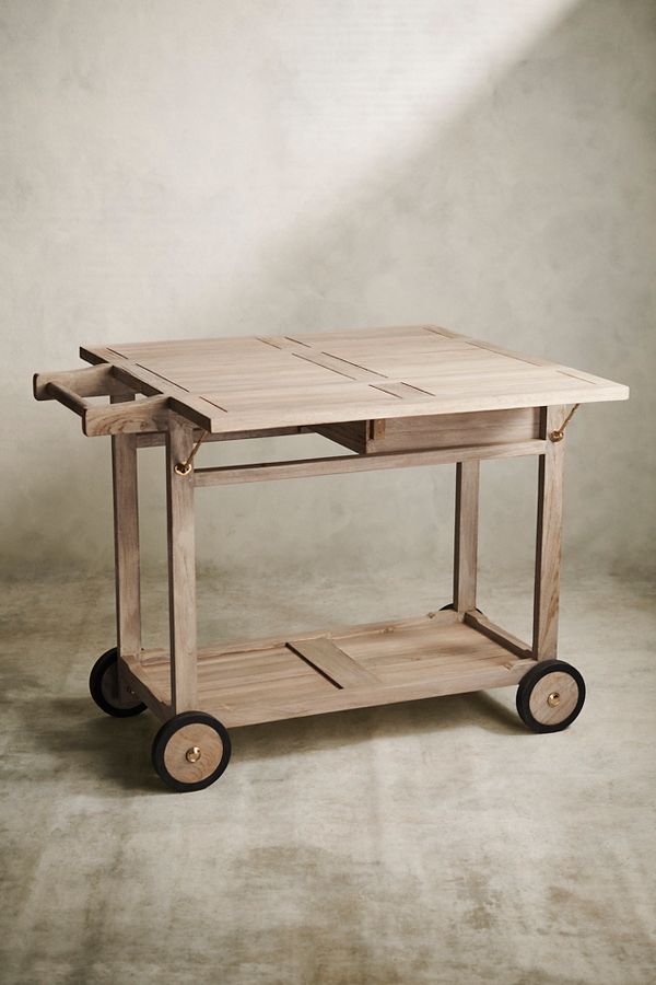 Slide View: 6: Outdoor Teak Trolley