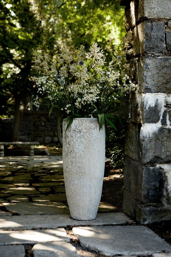 Slide View: 1: Barnacle Tall Modern Planter