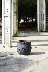 Slide View: 2: Paloma Ceramic Planter, 14"