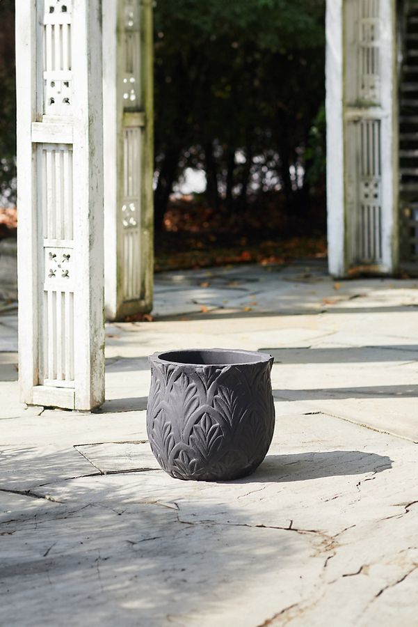 Slide View: 2: Paloma Ceramic Planter, 14"