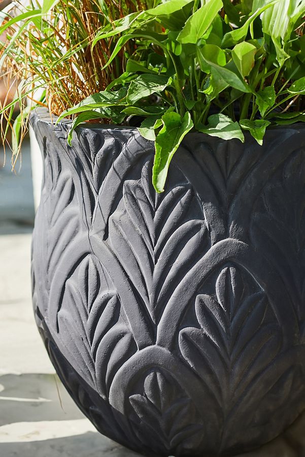 Slide View: 2: Paloma Ceramic Planter, 18"