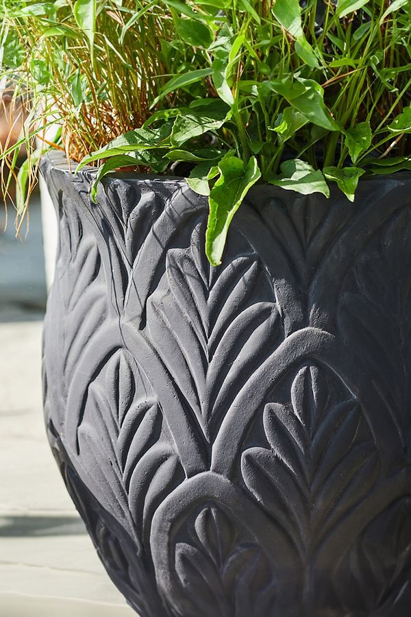 Slide View: 3: Paloma Ceramic Planter, 23"