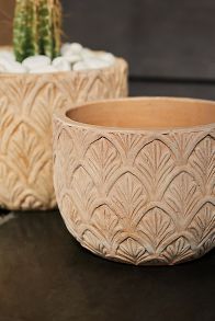 Slide View: 5: Paloma Ceramic Bowl Planter, 15"