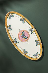 Slide View: 1: The Bistro Tile Stoneware Platter: Garden Edition