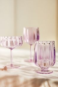 Slide View: 5: Lucia Acrylic Goblet Wine Glasses, Set of 4