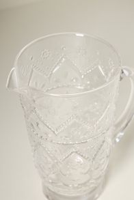 Slide View: 2: The Bombay Handblown Glass Pitcher