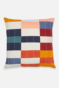 Slide View: 1: Anchal Multi Check Throw Pillow