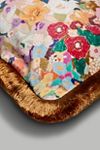 Thumbnail View 2: House of Hackney Hollyhocks Velvet Fringed Pillow