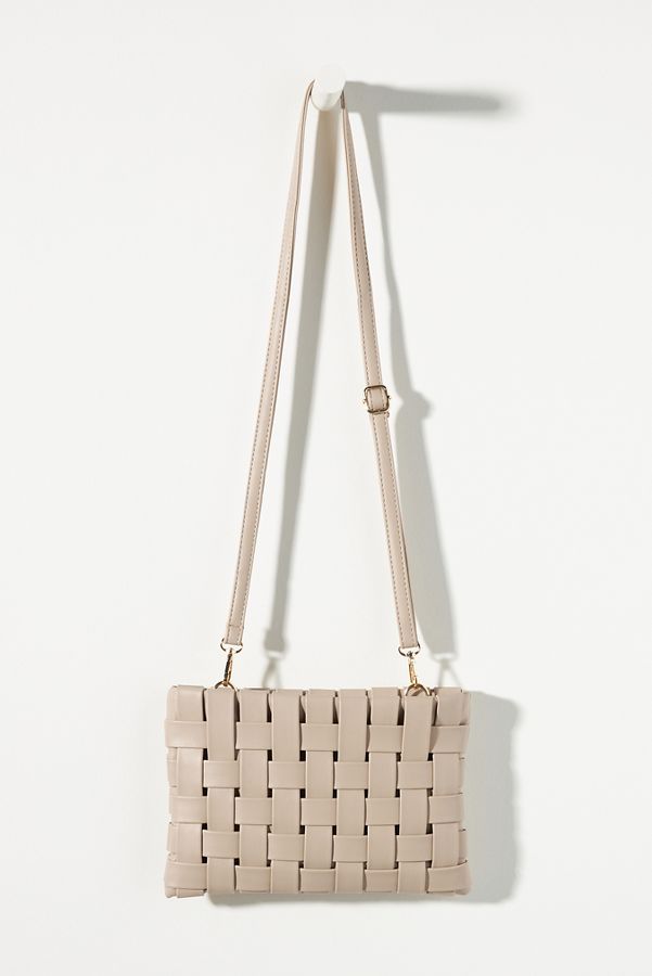 Slide View: 2: Lindy Woven Clutch