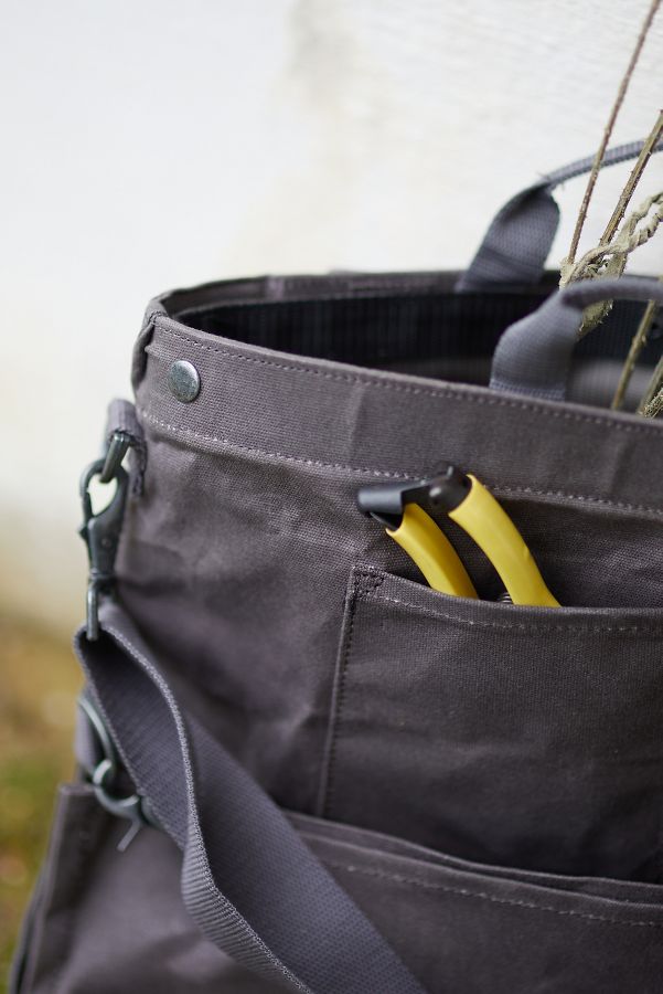 Slide View: 3: Barebones Waxed Canvas Gathering Bag