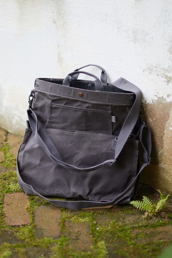 Slide View: 4: Barebones Waxed Canvas Gathering Bag