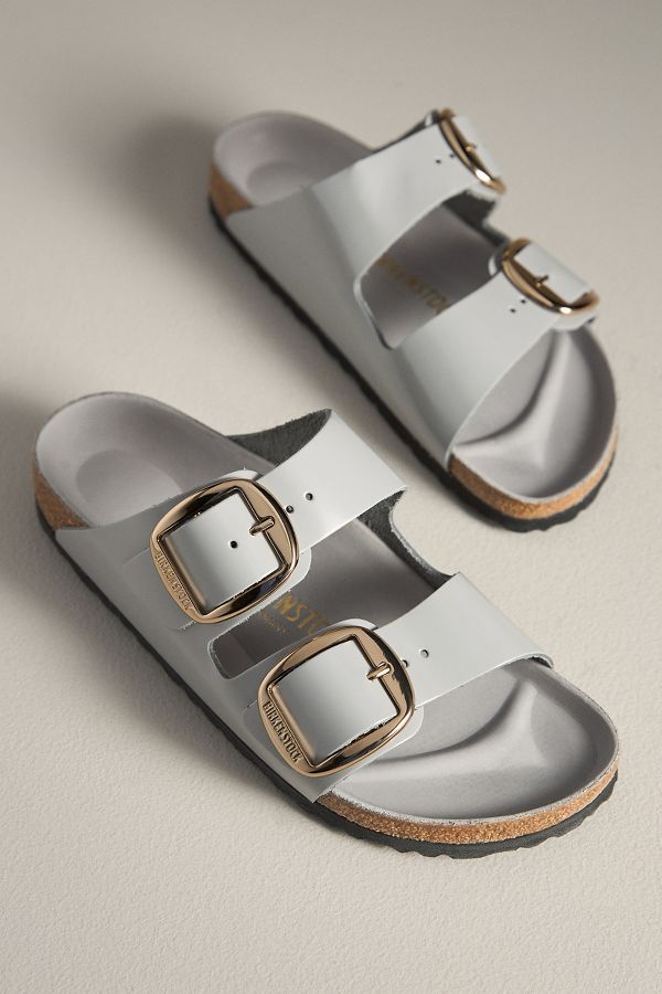 Slide View: 2: Birkenstock Arizona Big Buckle High Shine Sandals