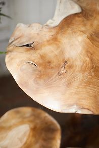 Slide View: 3: Teak Mushroom, Extra Tall