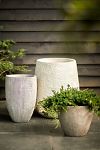 Thumbnail View 2: Fiber Concrete Textured Tall Planter, 14"