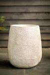 Thumbnail View 1: Fiber Concrete Textured Tall Planter, 22"