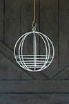 Thumbnail View 2: Zinc Sphere Hanging Basket, 14"