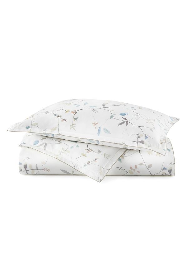 Slide View: 1: Peacock Alley Avery Percale Duvet Cover