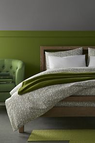 Slide View: 2: Peacock Alley Fern Percale Duvet Cover