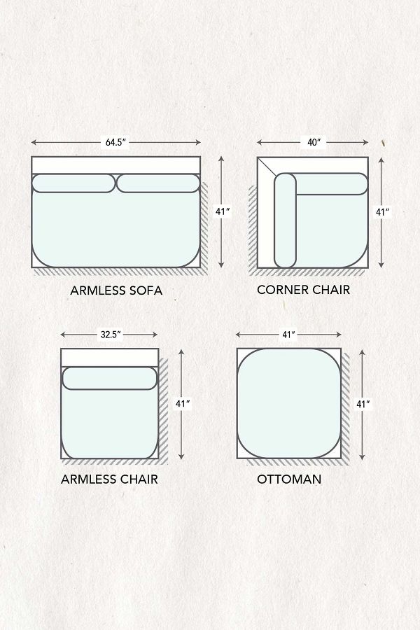 Slide View: 7: Kori Modular Armless Sofa