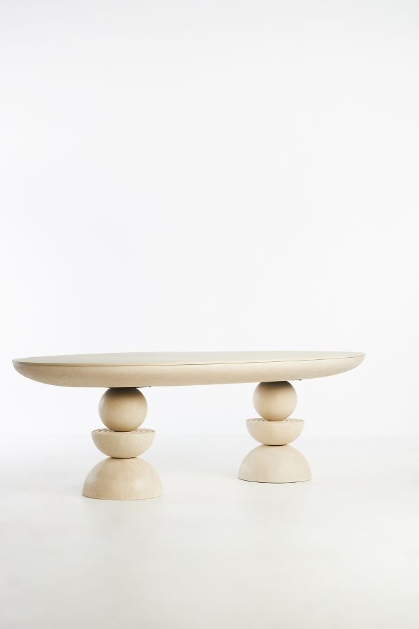 Slide View: 3: Sonali Double Pedestal Dining Table