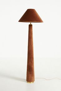 Slide View: 1: Lulu Velvet Floor Lamp