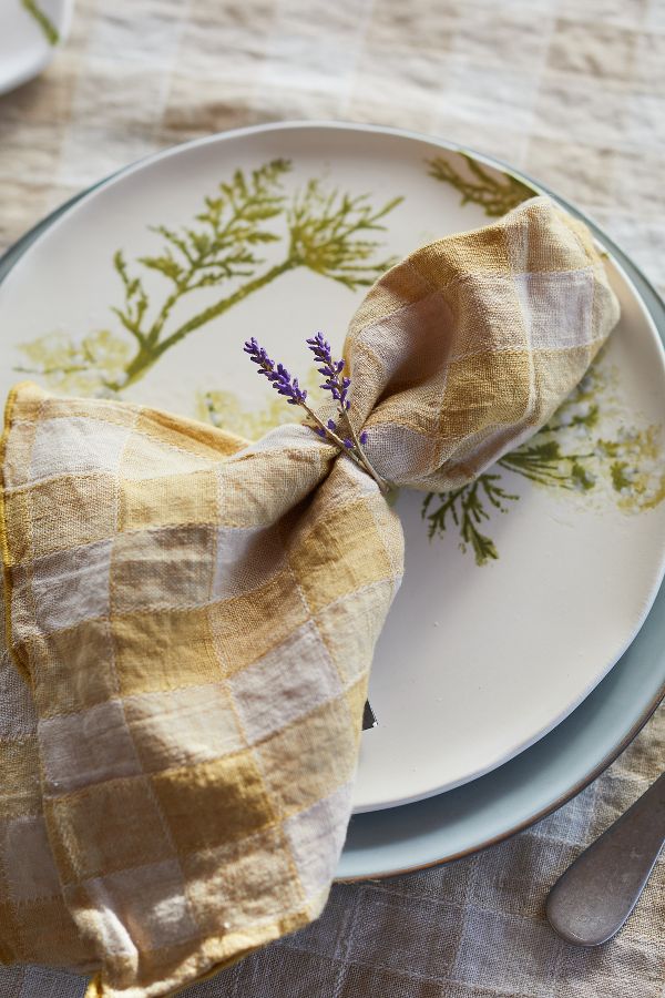 Slide View: 1: Lavender Napkin Rings, Set of 4