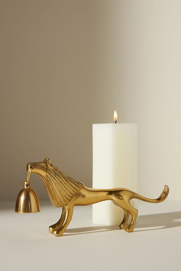 Slide View: 1: Lion Candle Snuffer