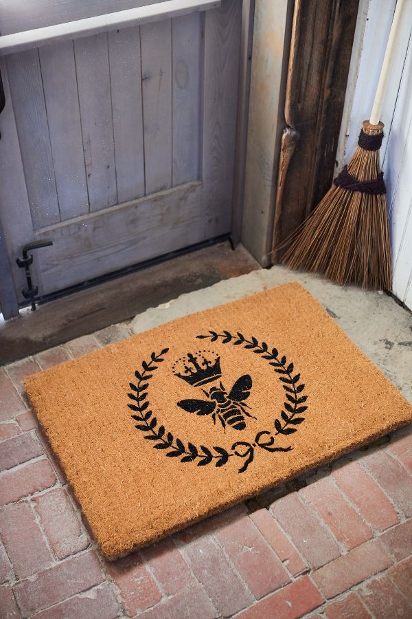 Slide View: 3: Crowning Bee Coir Doormat