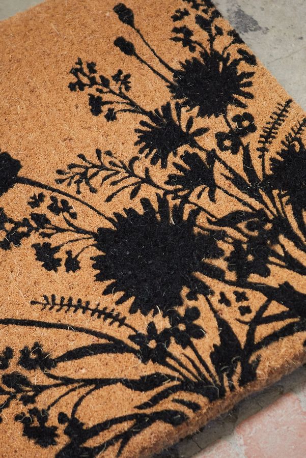 Slide View: 2: Wildflower Coir Doormat