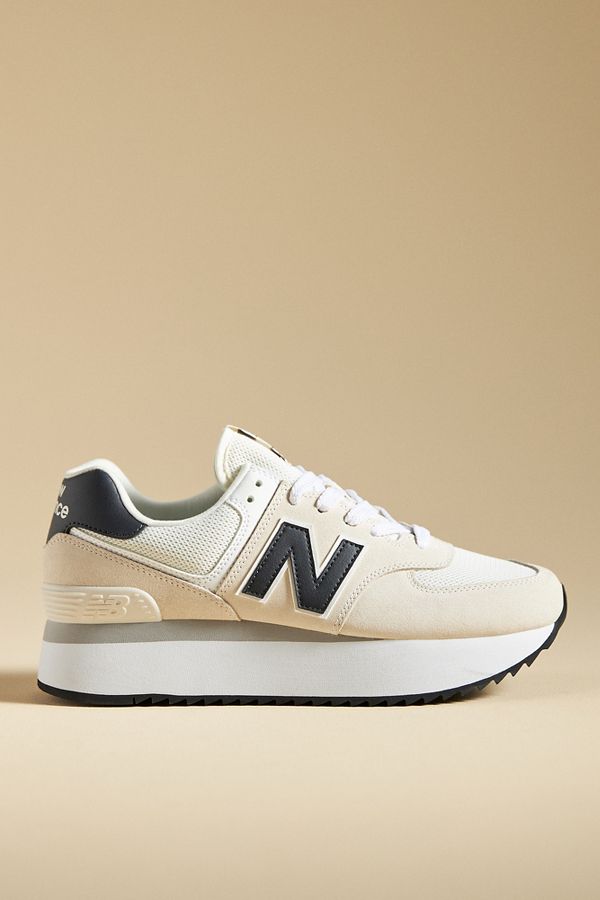 Slide View: 1: New Balance 574+ Sneakers