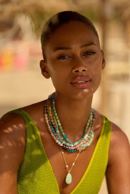 Rainbow Stone Necklace