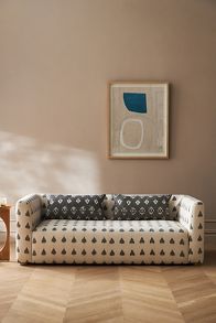 Slide View: 1: Woven Ikat Kori Sofa