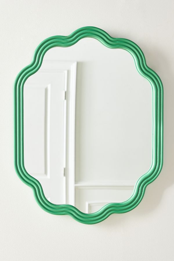 Slide View: 3: Clara Wooden Mirror