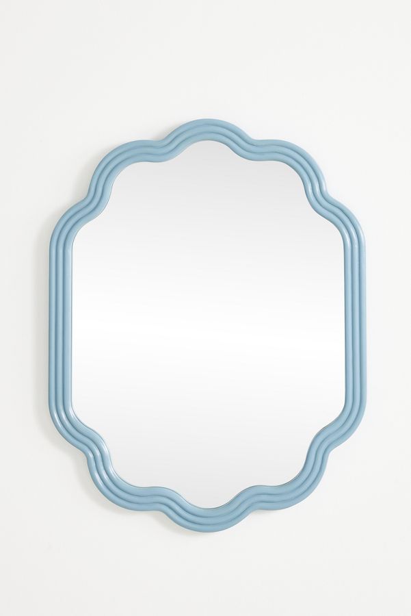 Slide View: 1: Clara Wooden Mirror