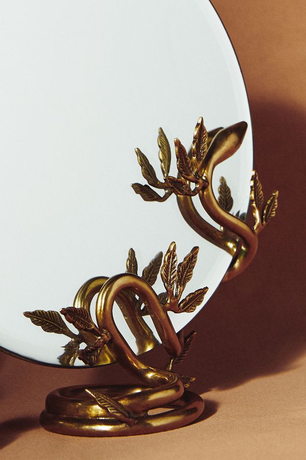 Slide View: 3: Serpentine Vanity Mirror