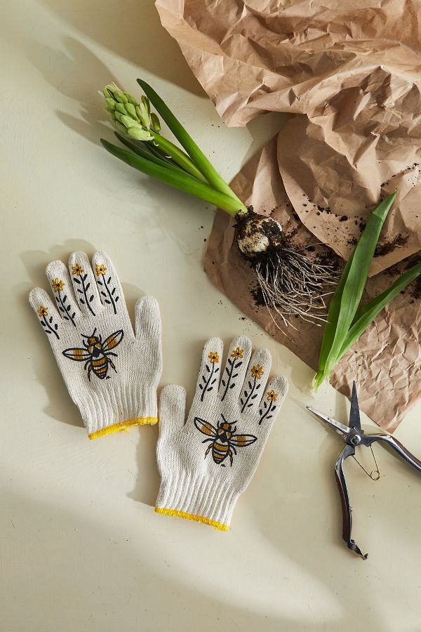 Slide View: 1: Bee Garden Gloves