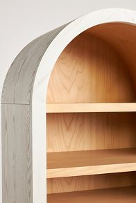 Slide View: 5: The Fern Marble Top Bookcase