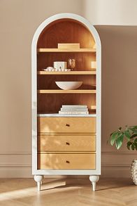 Slide View: 1: The Fern Marble Top Bookcase