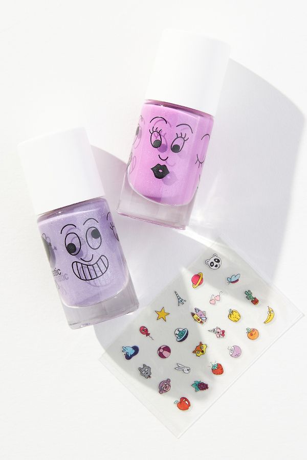 Slide View: 1: Nailmatic Kids Nail Polish and Sticker Set