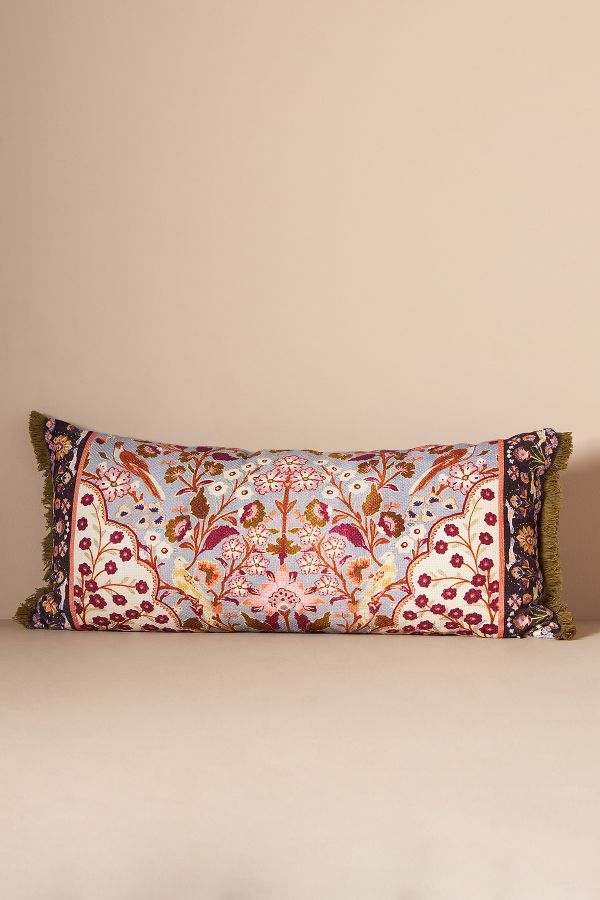 Slide View: 2: Pippa Cotton Printed Pillow