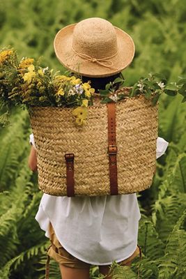 Rounded Raffia Sun Hat