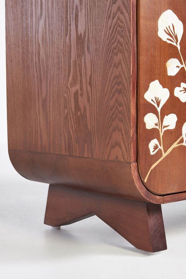 Slide View: 5: Toulouse Inlay Entryway Cabinet