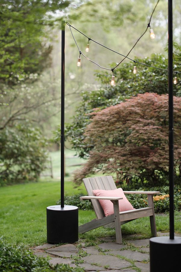 Slide View: 1: Outdoor Light Strand Pole with Tank