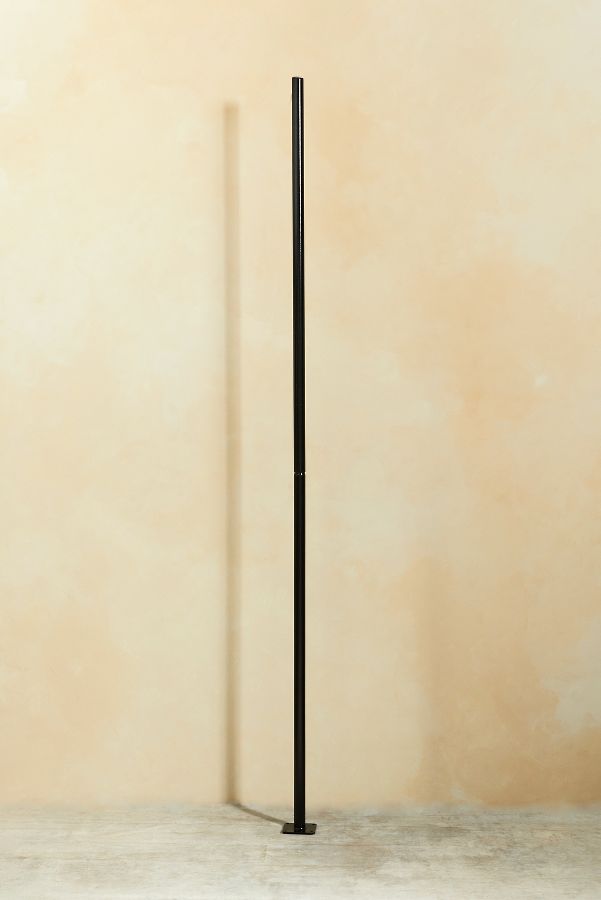 Slide View: 4: Outdoor Light Strand Pole with Mount Plate