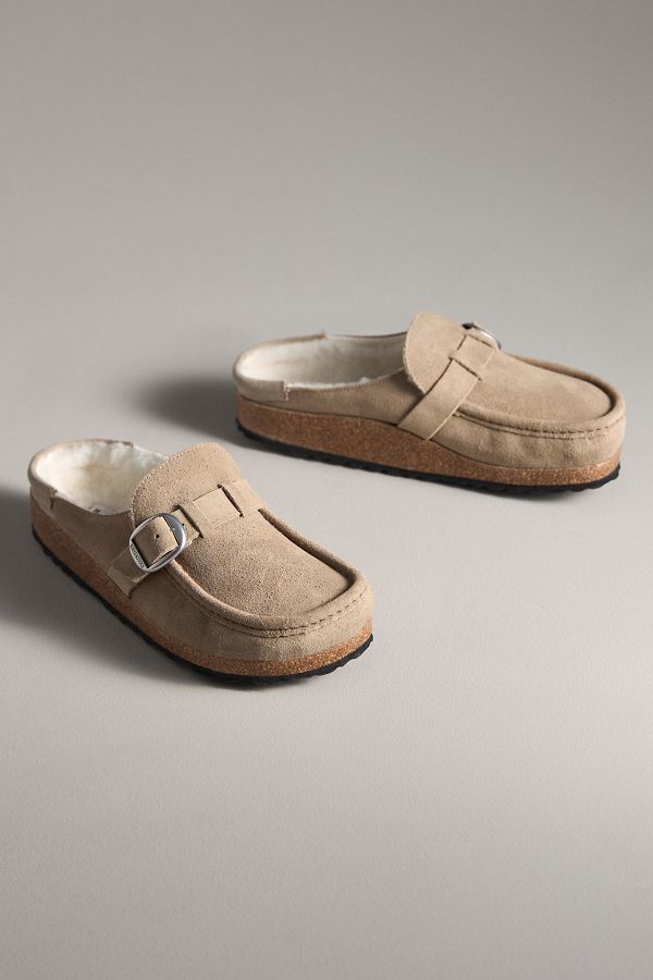 Slide View: 2: Birkenstock Buckley Shearling Clogs