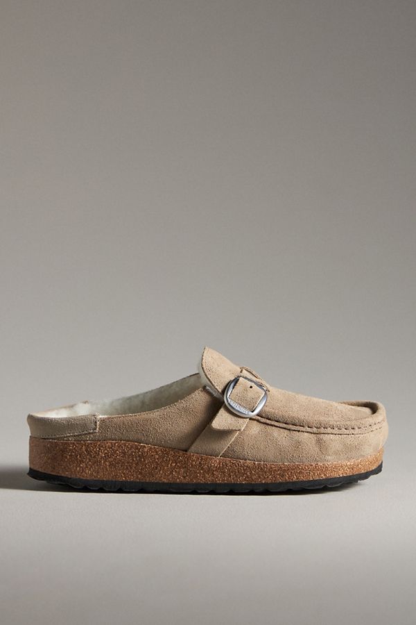 Slide View: 1: Birkenstock Buckley Shearling Clogs